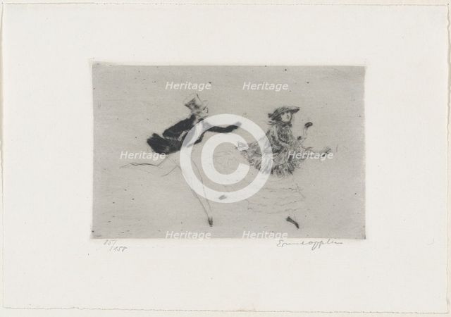 Demaskiert (Unmasked), 1921. Creator: Ernst Oppler.