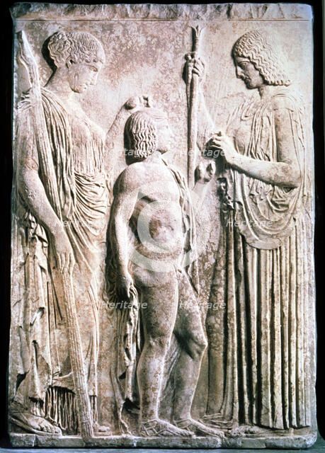 Demeter, Greek goddess of corn and the harvest. Artist: Unknown