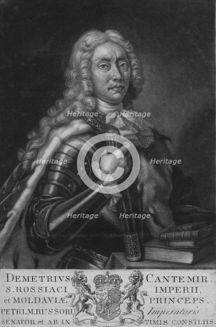 'Demetrius Cantemir S. Ros Siaci Imperii, et Moldaviae Princeps', 1734. Artist: Unknown.