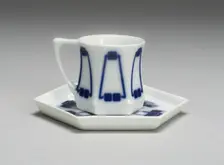 Demitasse and Saucer, Weiden in der Oberpfalz, 1900/02. Creator: Designed by Peter Behrens