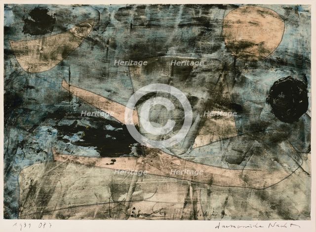 Demonic Night, 1939. Creator: Klee, Paul (1879-1940).