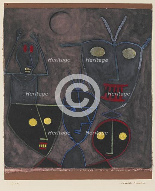 Demonic Puppets, 1929. Artist: Klee, Paul (1879-1940)