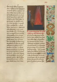 Demons Dragging Tondal into the Infernal Cistern; Les Visions du chevalier Tondal, 1475. Creator: Simon Marmion