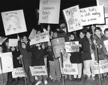 Demonstration for the release of Russian Jews, Middlesex, 1985. Creator: Sidney Harris