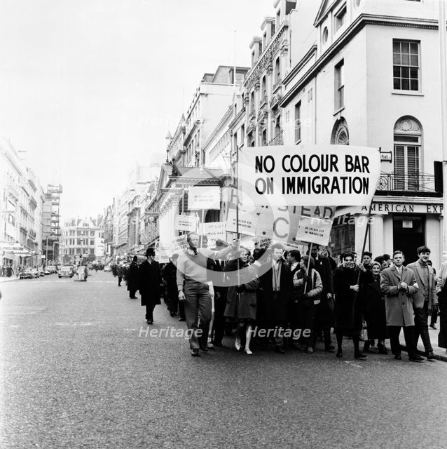 Demonstration march, London, 1962. Creator: Henry Grant.