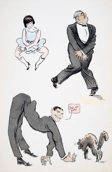Demonstration of various modern leg movements to the music, from White Bottoms pub. 1927