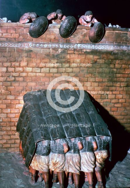 Demonstration of a Testudo. Artist: Unknown