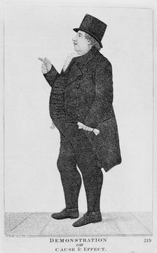 Demonstration or Cause & Effect 1817. Creator: Unknown