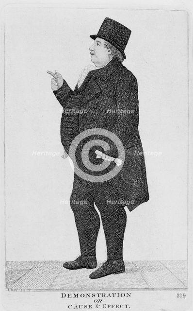 'Demonstration or Cause & Effect', 1817. Creator: Unknown.