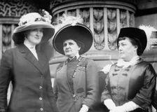 Democratic National Convention - Miss Ruby Tucker of Arkansas; Mrs. Thomas Taggart of..., 1912. Creator: Harris & Ewing