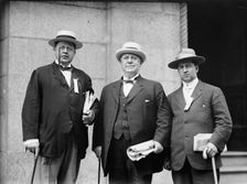 Democratic National Convention - Col. P. Denton, Col. John I. Martin, Jay Cairns, 1912. Creator: Harris & Ewing