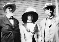 Democratic National Convention - Ex-Senator Francis B. Cockerell, Mrs. E.B. Cockerell..., 1912. Creator: Harris & Ewing
