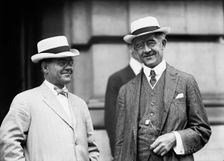 Democratic National Convention - H.E. Newbranch And Sen. G.M. Hitchcock of Nebraska, 1912. Creator: Harris & Ewing