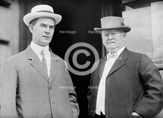 Democratic National Convention - Robert Lee Henry, Rep. from Texas And Col. R.M. Johnston..., 1912. Creator: Harris & Ewing.