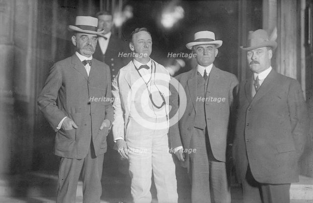 Democratic National Convention - Sen. Willard Saulsbury; Josephus Daniels of North Carolina..., 1912 Creator: Harris & Ewing.