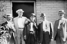 Democratic National Convention - William Moore; Thomas E. Taggart; Rep. Korbley..., 1912. Creator: Harris & Ewing