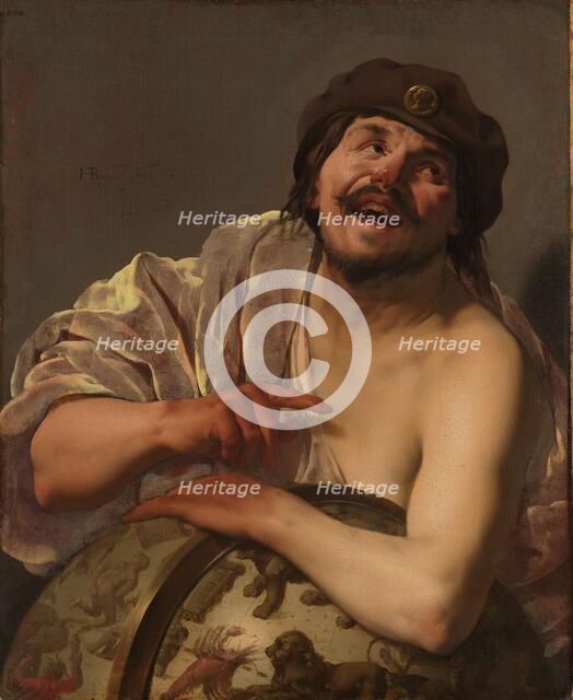 Democritus, 1628. Creator: Hendrick ter Brugghen.
