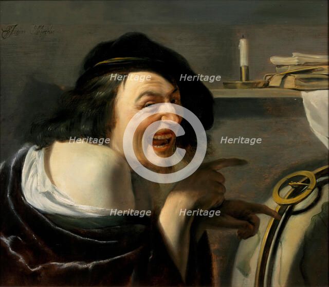 Democritus, 1630. Artist: Moreelse, Johan (Johannes Pauwelsz.) (c. 1603–1634)