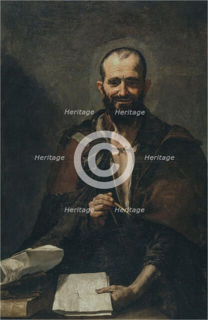 Democritus, 1630. Creator: Ribera, José, de (1591-1652).