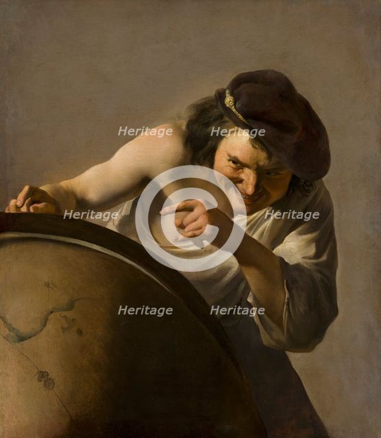 Democritus, the Laughing Philosopher. Creator: Johannes Moreelse.
