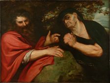 Democritus and Heraclitus, 1603. Creator: Peter Paul Rubens