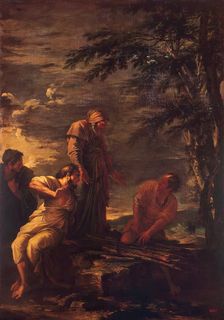 Democritus and Protagoras, 1663. Creator: Salvator Rosa