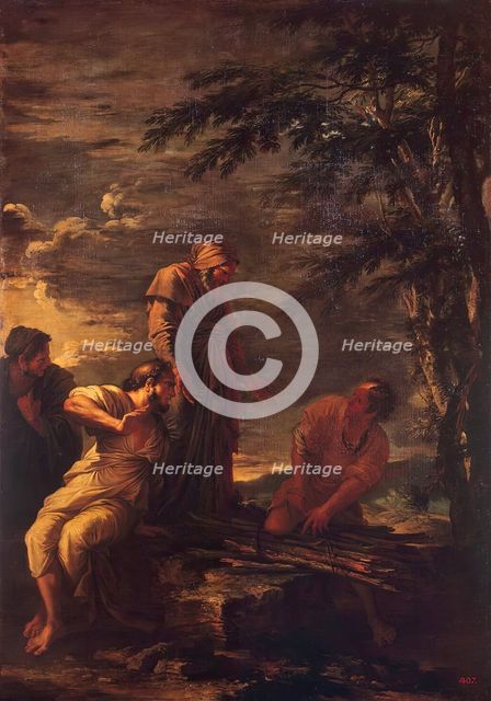 Democritus and Protagoras, 1663. Creator: Salvator Rosa.