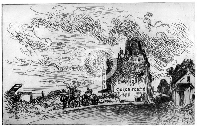 'Demolition', c1840-1890 (1924). Artist: Johan Barthold Jongkind