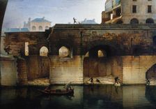 Demolition of the old Hotel-Dieu; the vaults, 1878. Creator: Unknown