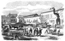 Demolition of the Paris Exhibition Building: the Central Garden, 1868. Creator: Unknown