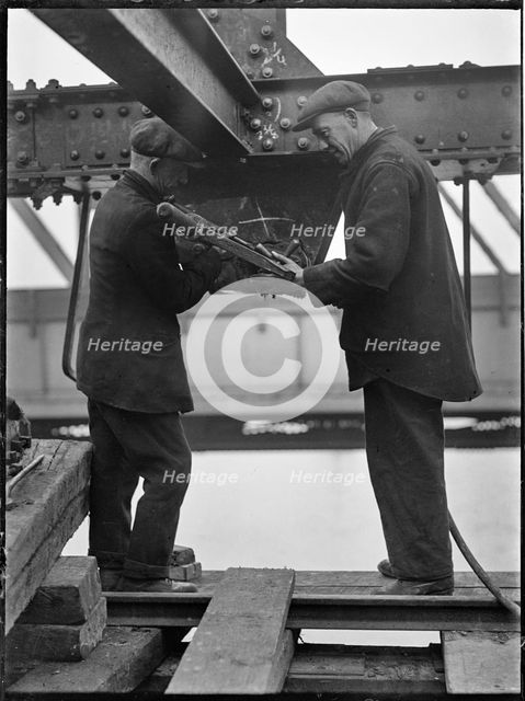 Demolition of Waterloo Bridge, Lambeth, Greater London Authority, 1936. Creator: Charles William  Prickett.
