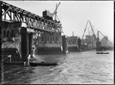 Demolition of Waterloo Bridge, Lambeth, Greater London Authority, 1936. Creator: Charles William Prickett