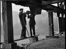 Demolition of Waterloo Bridge, Lambeth, Greater London Authority, 1936. Creator: Charles William Prickett