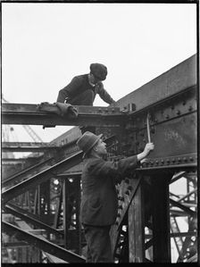 Demolition of Waterloo Bridge, Lambeth, Greater London Authority, 1936. Creator: Charles William Prickett
