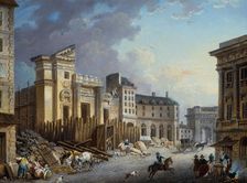 Demolition of Saint-Barthelemy church, c1791. Creator: Pierre-Antoine Demachy