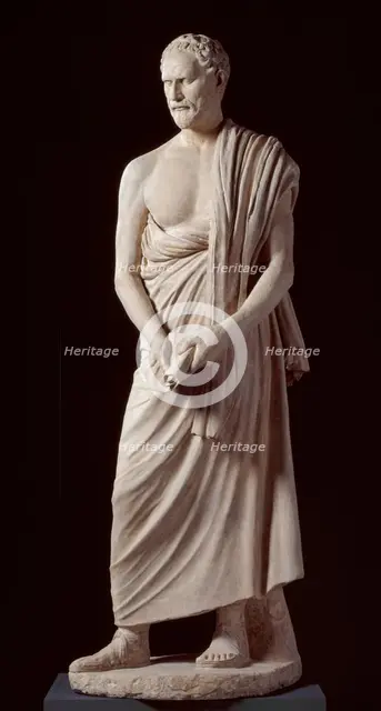 Demosthenes: cast of a Roman version of a lost Greek original, c295 BC-285 BC. Creator: Unknown.