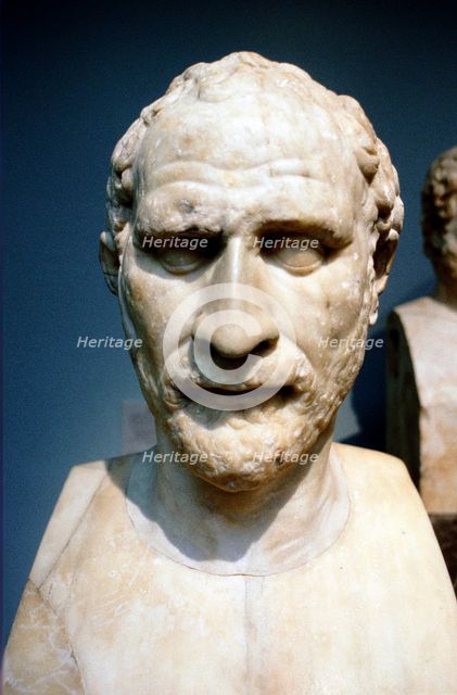 Demosthenes, Athenian orator and statesman. Artist: Unknown