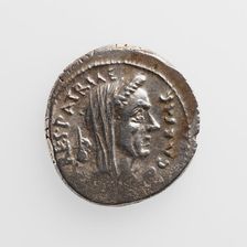 Denarius, 1st century B.C. Creator: Unknown