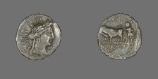 Denarius (Coin) Depicting the Goddess Ceres, 81 BCE. Creator: Unknown