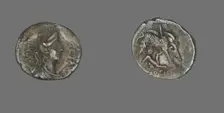 Denarius (Coin) Depicting the Goddess Diana, about 68 BCE. Creator: Unknown