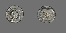 Denarius (Coin) Depicting the Goddess Diana, about 68 BCE. Creator: Unknown