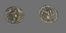 Denarius (Coin) Depicting the Goddess Diana, about 68 BCE. Creator: Unknown
