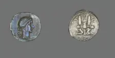 Denarius (Coin) Depicting the Goddess Venus, 46-45 BCE. Creator: Unknown