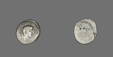 Denarius (Coin) Portraying Octavian, 41 BCE. Creator: Unknown