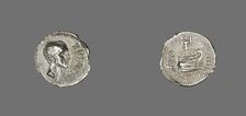 Denarius (Coin) Portraying Ahenobarbus, 41 BCE. Creator: Unknown