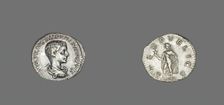 Denarius (Coin) Portraying Diadumenian, 217 (April/December). Creator: Unknown