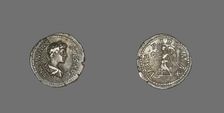 Denarius (Coin) Portraying Emperor Caracalla, 201-206. Creator: Unknown