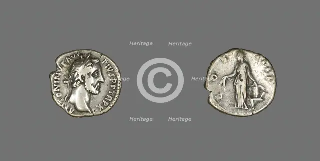 Denarius (Coin) Portraying Emperor Antoninus Pius, 152. Creator: Unknown.