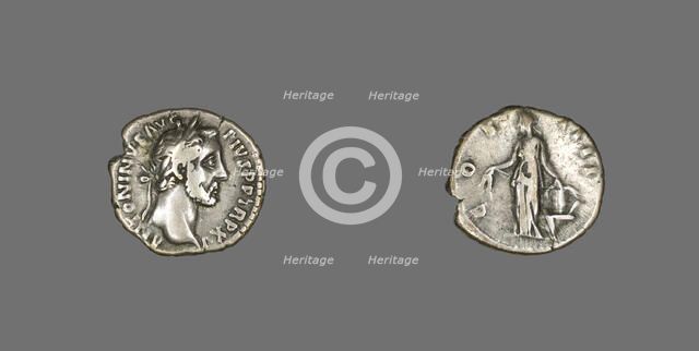 Denarius (Coin) Portraying Emperor Antoninus Pius, 152. Creator: Unknown.