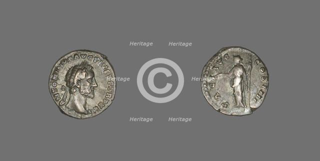 Denarius (Coin) Portraying Emperor Antoninus Pius, 160. Creator: Unknown.
